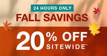 Get 20% Off on Fall Savings Sitewide