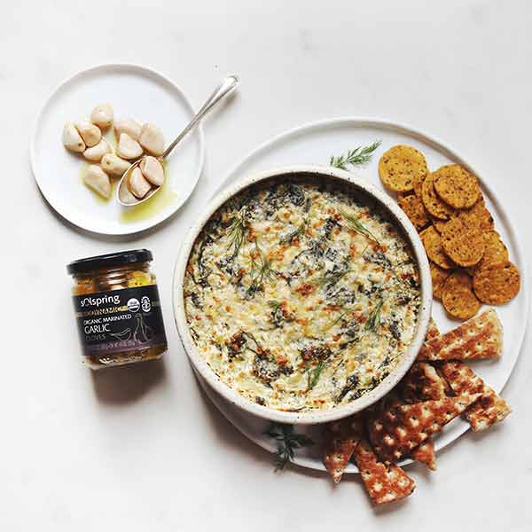 Goat Cheese, Spinach & Artichoke Dip - 3