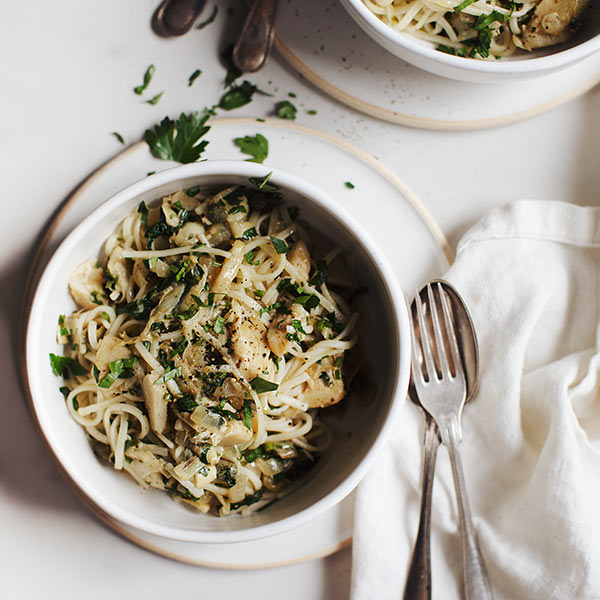 Lemony Artichoke Angel Hair - 1