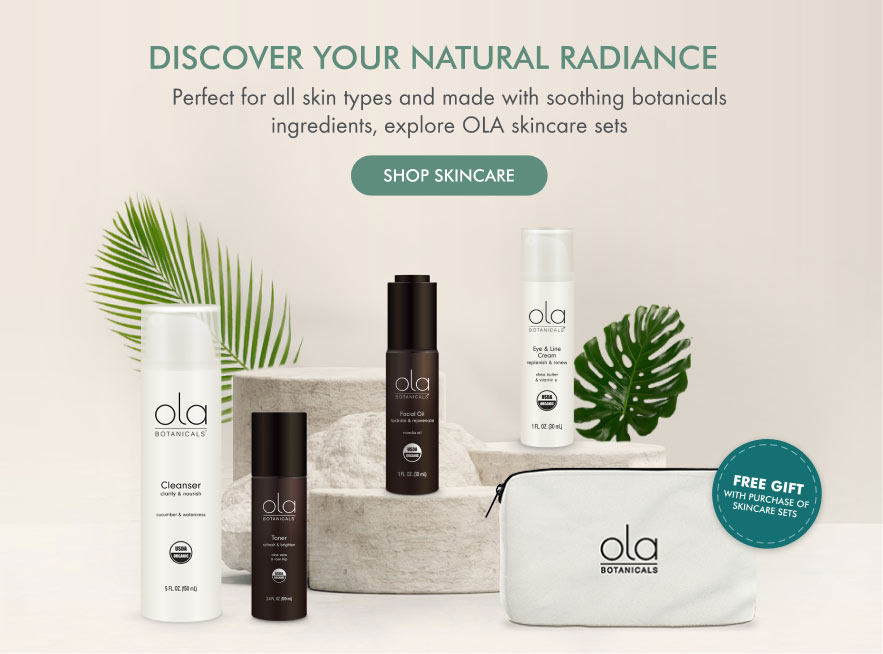 Discover your natural radiance with Ola Botanicals organic skincare