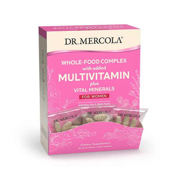Sobrecitos de Complejo de Alimentos Enteros con Multivitaminas más Minerales Vitales para la Mujer
