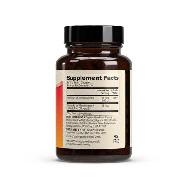 Vitamins D3 & K2 Low Dose