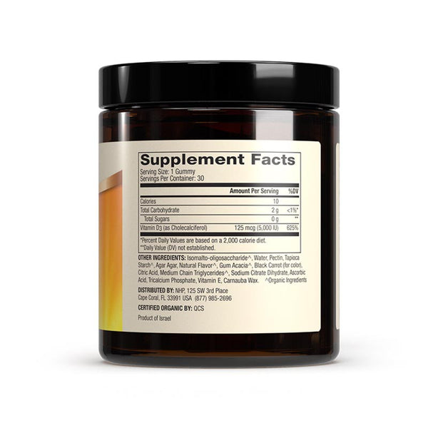 Gomitas de Vitamina D3 Orgánica - Cereza