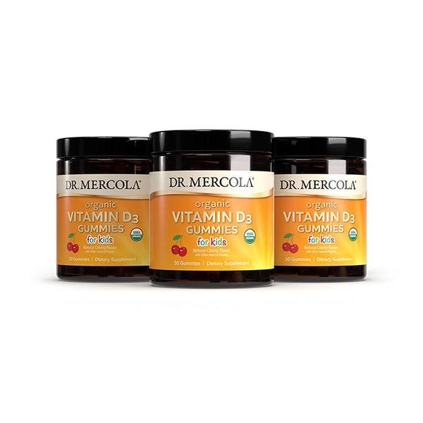 Gomitas de Vitamina D3 Orgánica para Niños - Cereza