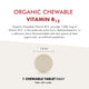 Vitamina B12 Orgánica Masticable