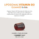 Organic Vitamin D3 Gummies for Kids - Cherry