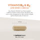 Vitaminas D3 y K2 en Dosis Baja
