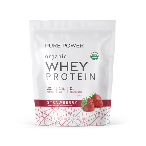 Proteína de Lactosuero Orgánica Pure Power - Fresa