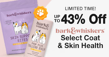 Get Up to 43% Off on Bark & Whiskers Select Coat & Skin Health