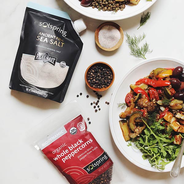 Roasted Vegetable & Halloumi Bowls - 5