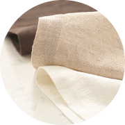 Cotton fabric dyed in a neutral palette with low-impact nontoxic dye