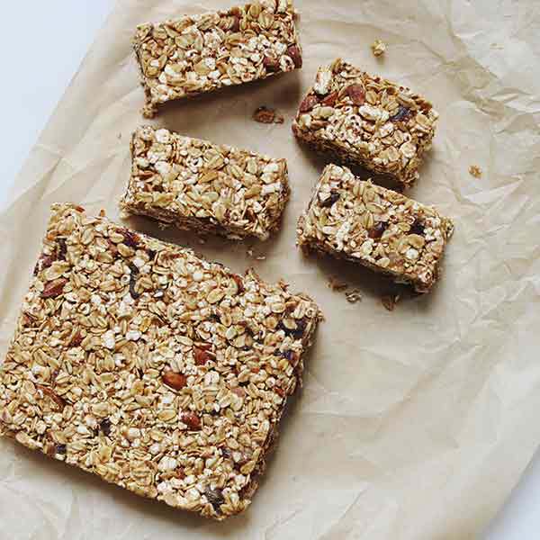 Sweet & Salty Popcorn Granola Bars - 1