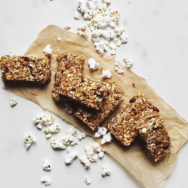 Sweet & Salty Popcorn Granola Bars - 2