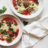 Turkey Meatballs with Angel Hair Pasta - 2, view 2